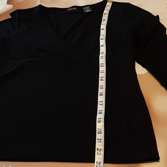 New York & Company Stretch Black Top  Size S - Picture 13 of 14